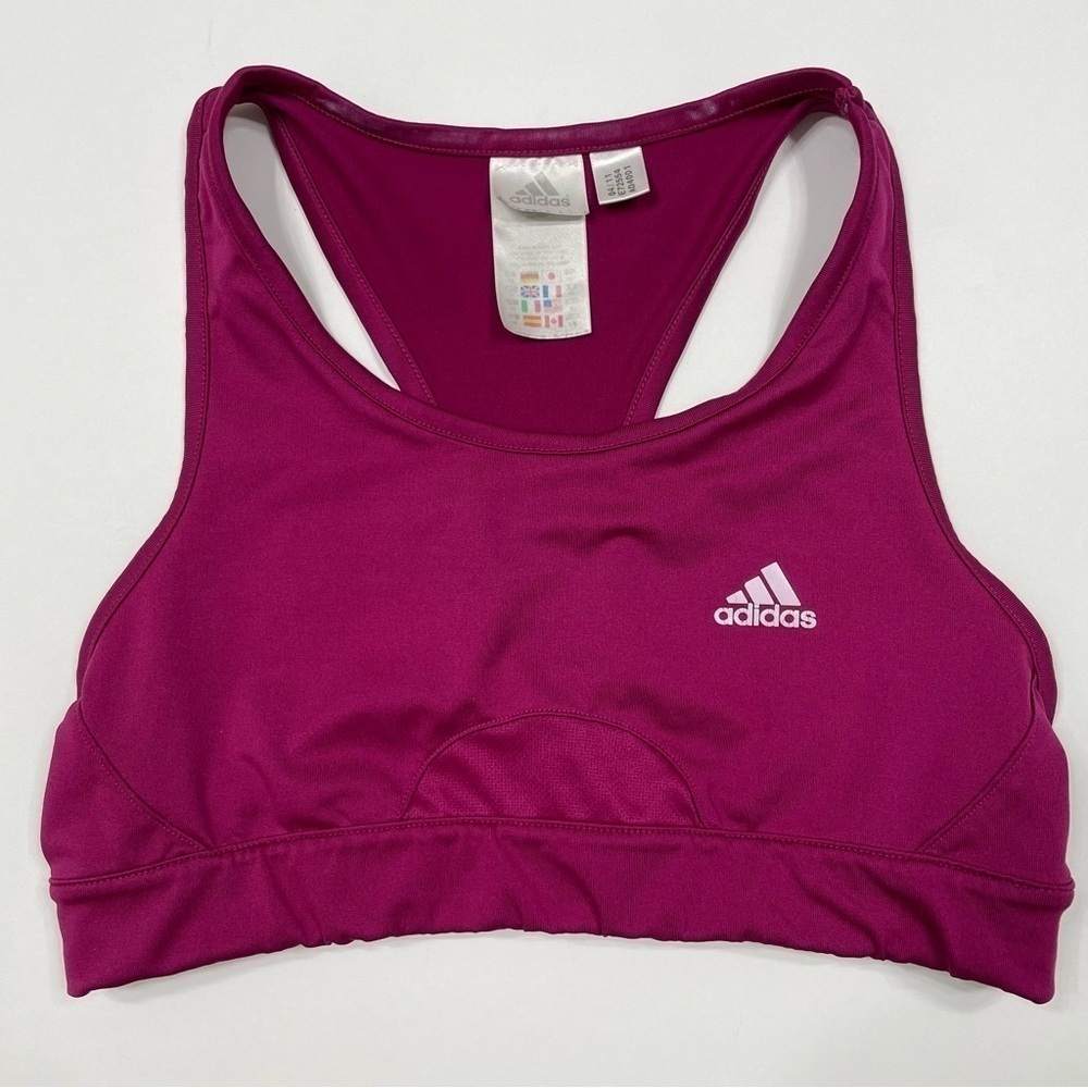Adidas Women’s Racerback Sports Bra Purple Size L